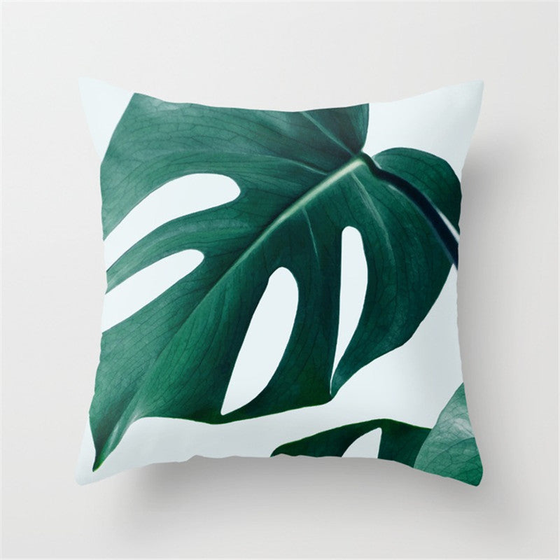 Housse de coussin tropical