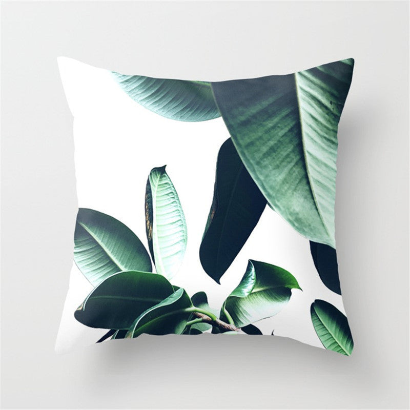 Housse de coussin tropical