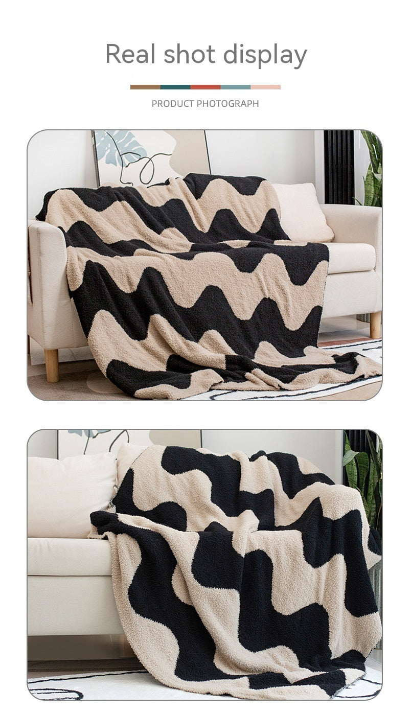 Couverture motifs géométriques