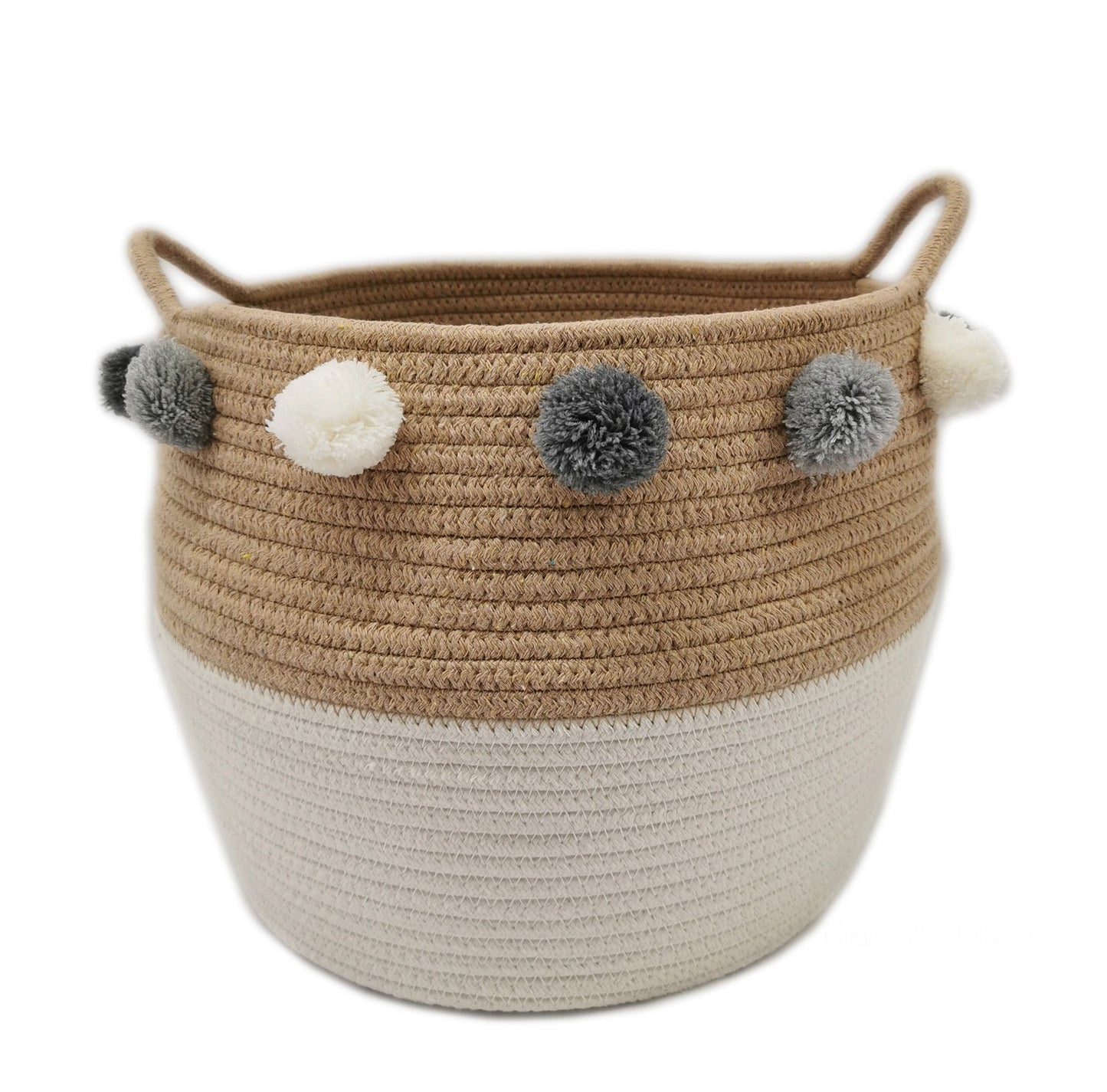 Panier de rangement à pompons
