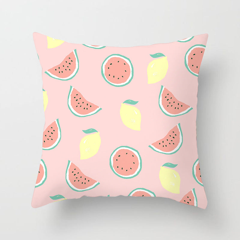 Housse de Coussin fruit d'été 45x45