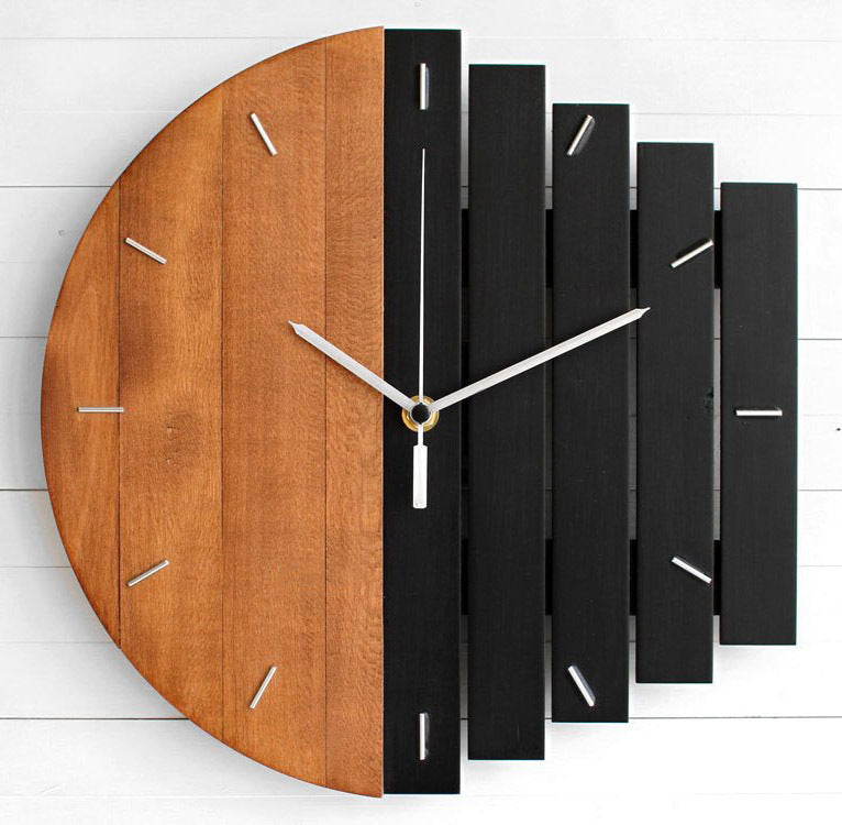 Horloge Murale Design Bois