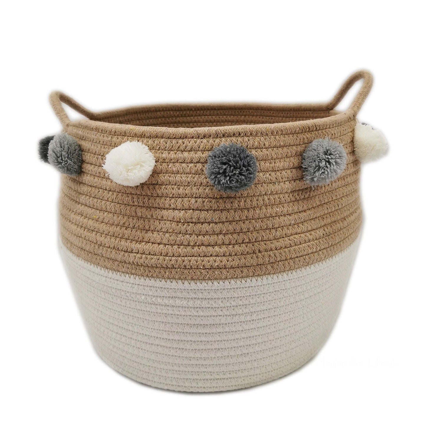 Panier de rangement à pompons