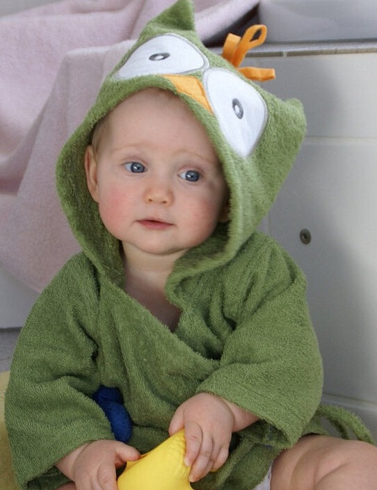 Peignoir animaux bébé