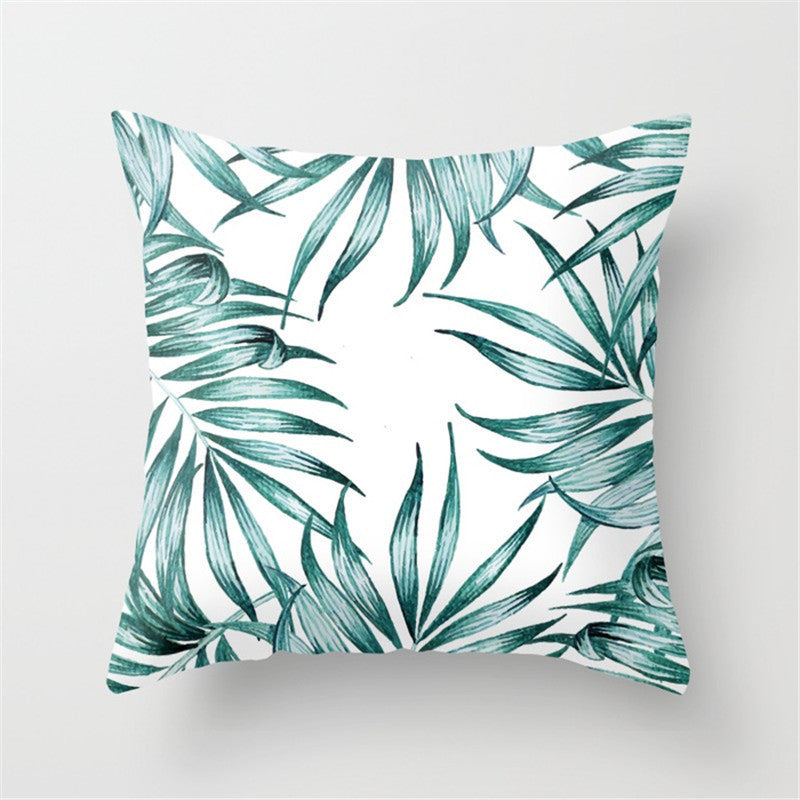 Housse de coussin tropical
