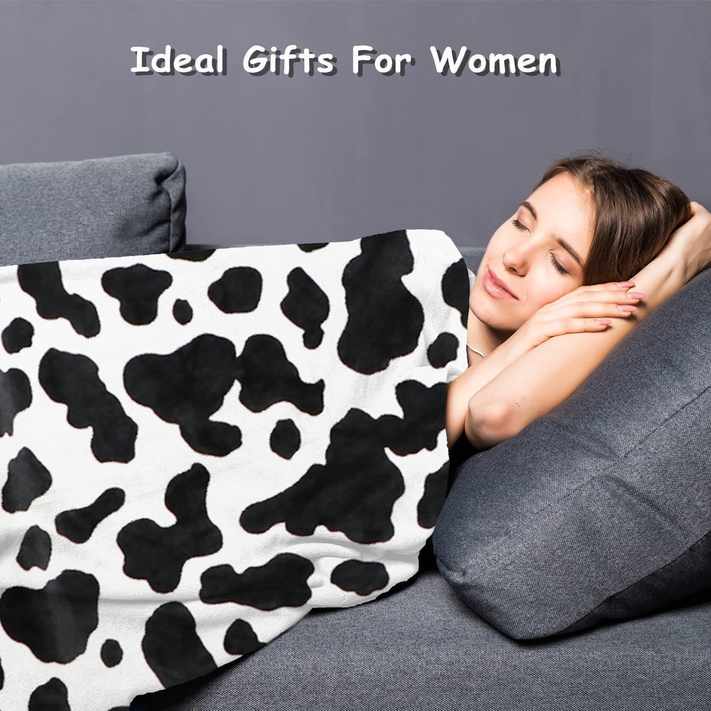 Couverture Impression Vache