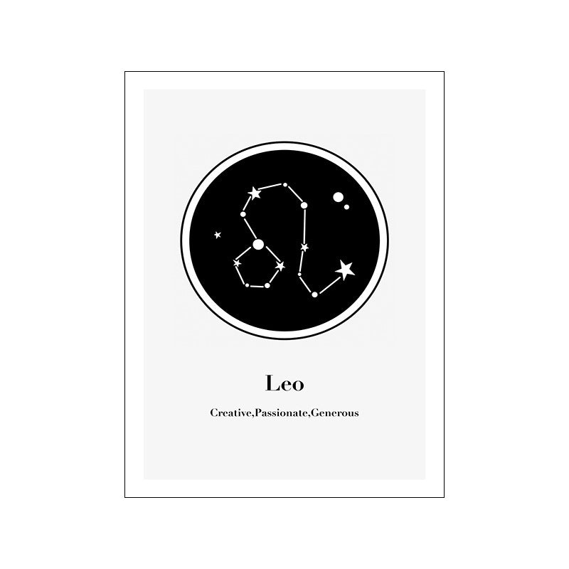 Affiche d'astrologie