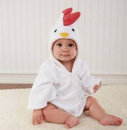 Peignoir animaux bébé