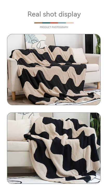 Couverture motifs géométriques