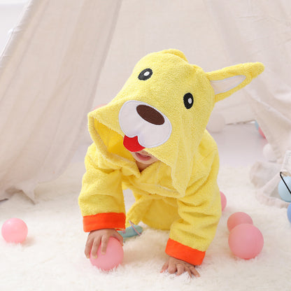 Peignoir animaux bébé
