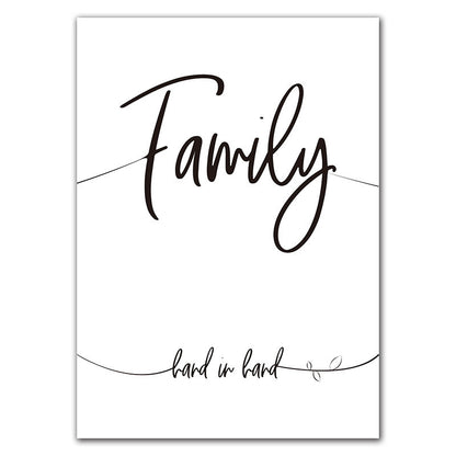 Affiche Murale famille d'oiseaux