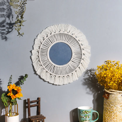 Miroir Mural Rond bohème