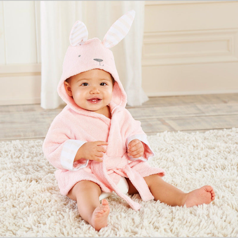 Peignoir animaux bébé