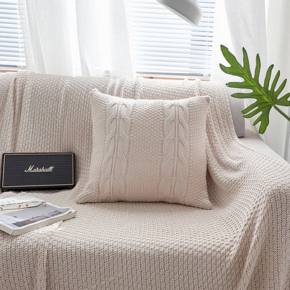 Housse de coussin en laine 45x45