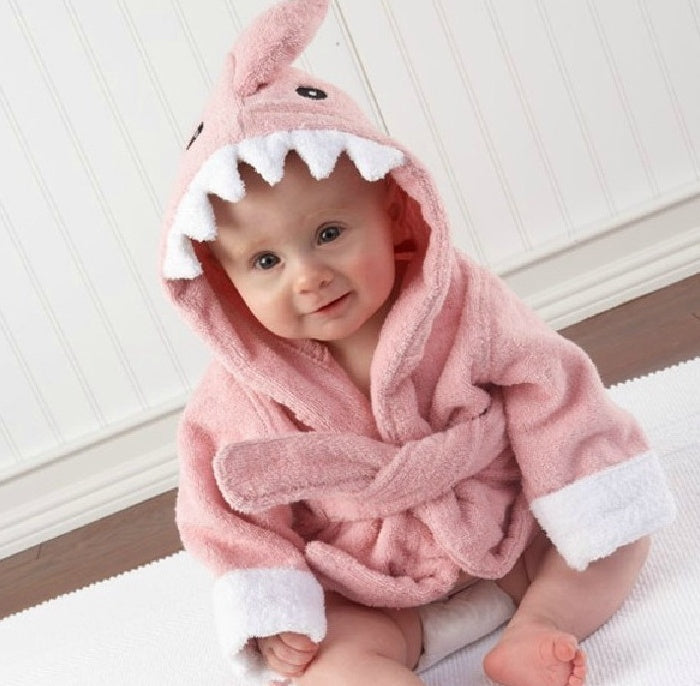 Peignoir animaux bébé