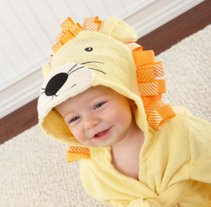 Peignoir animaux bébé