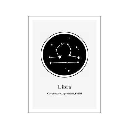 Affiche d'astrologie