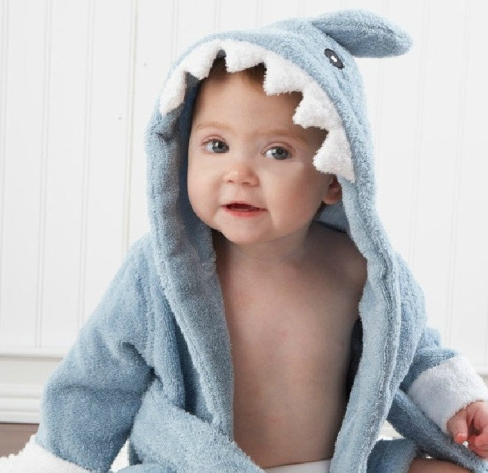 Peignoir animaux bébé