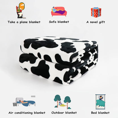 Couverture Impression Vache