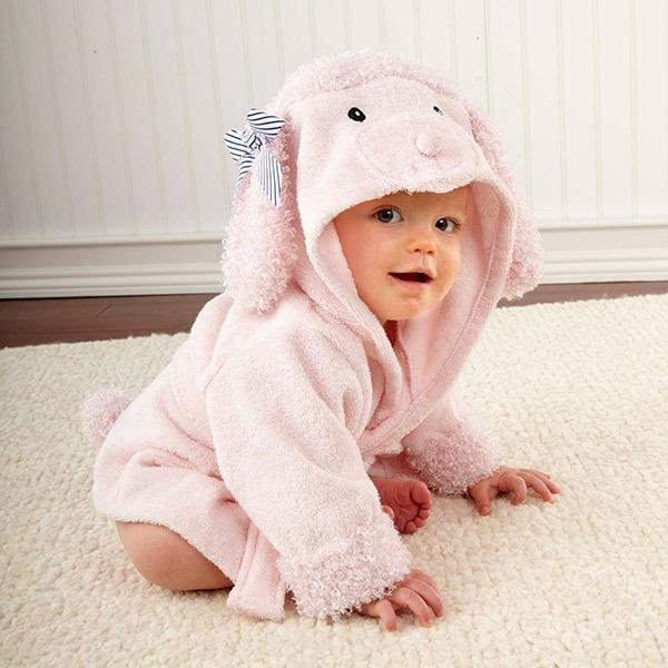 Peignoir animaux bébé