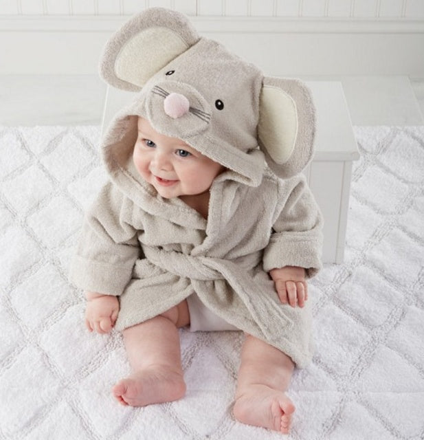 Peignoir animaux bébé