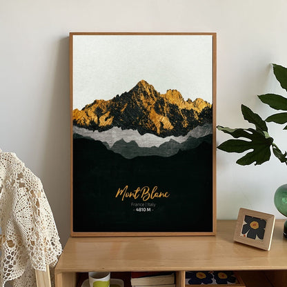 Affiche Murale paysage de Montagne