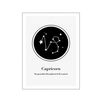 Affiche d'astrologie