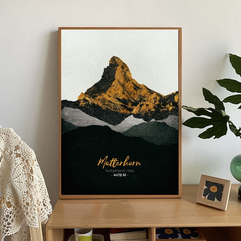Affiche Murale paysage de Montagne