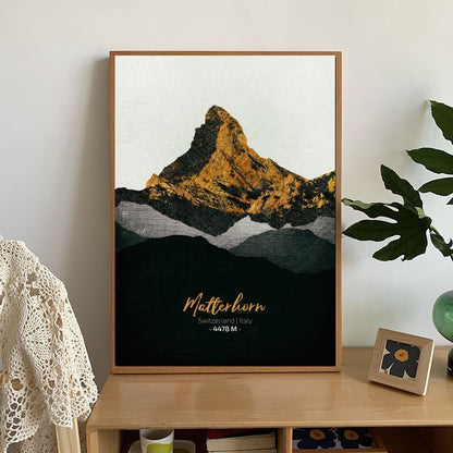 Affiche Murale paysage de Montagne